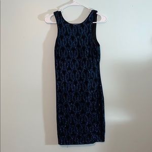 Blue Homecoming dress
